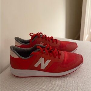 New Balance Red and White Sneakers 420